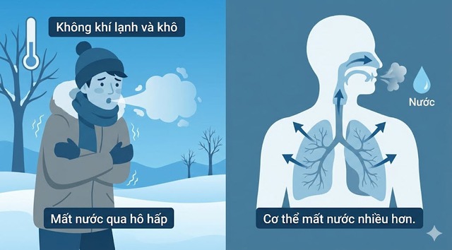 Nhóm người dễ mất nước trong mùa lạnh- Ảnh 1.