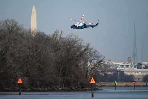 Mỹ hạn chế trực thăng trên bầu trời thủ đô Washington sau thảm họa hàng không lịch sử