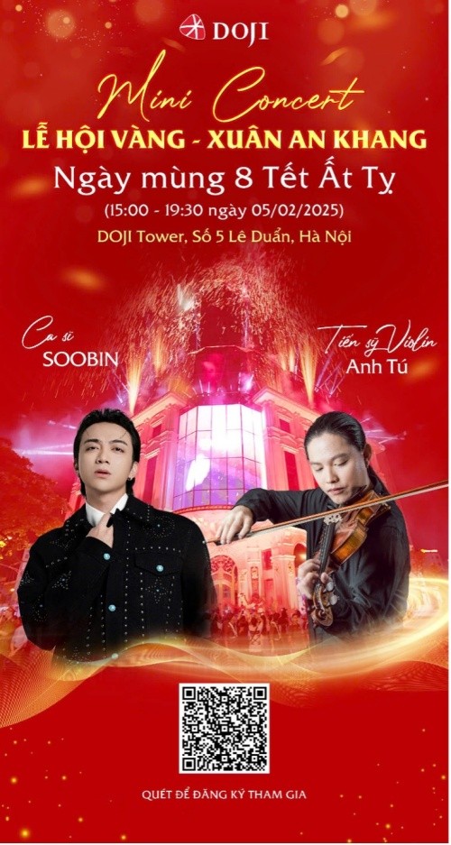 Mini Concert “Xuân An Khang” có sự góp mặt của các nghệ sỹ nổi tiếng.