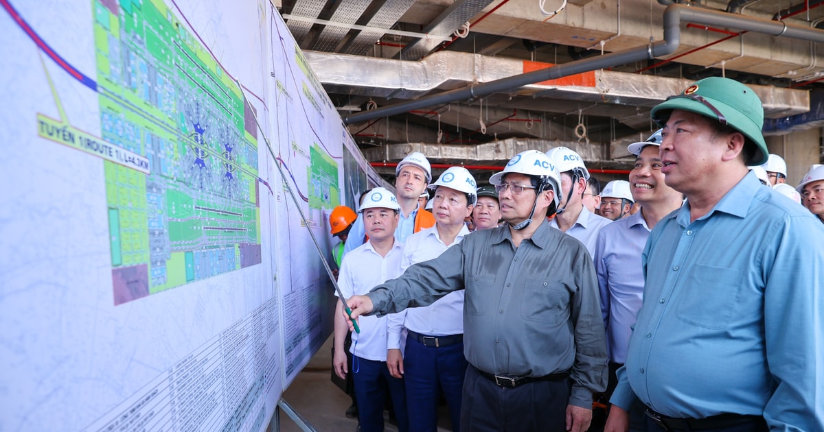 On the morning of the 4th day of Tet, the Prime Minister inspected the construction site of Long Thanh airport for the 6th time.