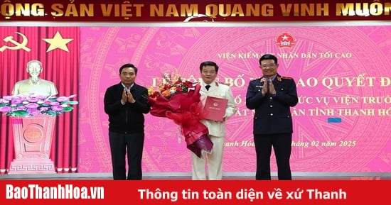 Genosse Tran The Kinh ist Chefankläger der Volksstaatsanwaltschaft der Provinz Thanh Hoa.