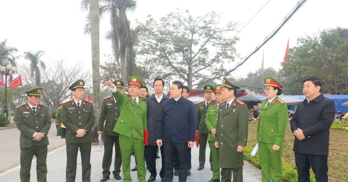 2,500 security personnel deployed in 5 rings to protect order at Tran Temple's Seal Opening Ceremony