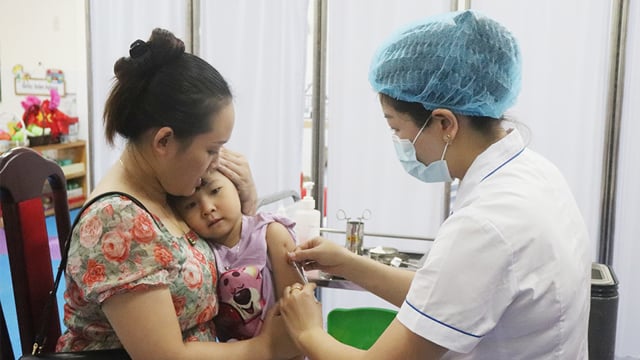 chiến dịch tiêm vaccine sởi trẻ đủ 6 tháng đến dưới 9 tháng tuổi