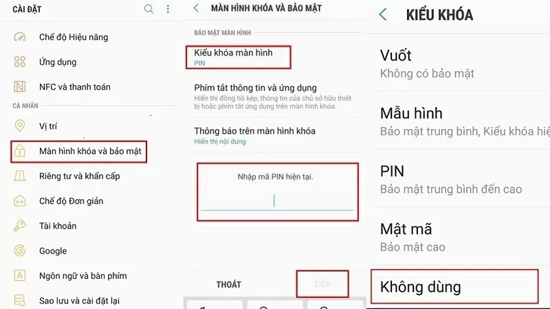 Cách xoá mật khẩu màn hình Samsung đơn giản, dễ thực hiện