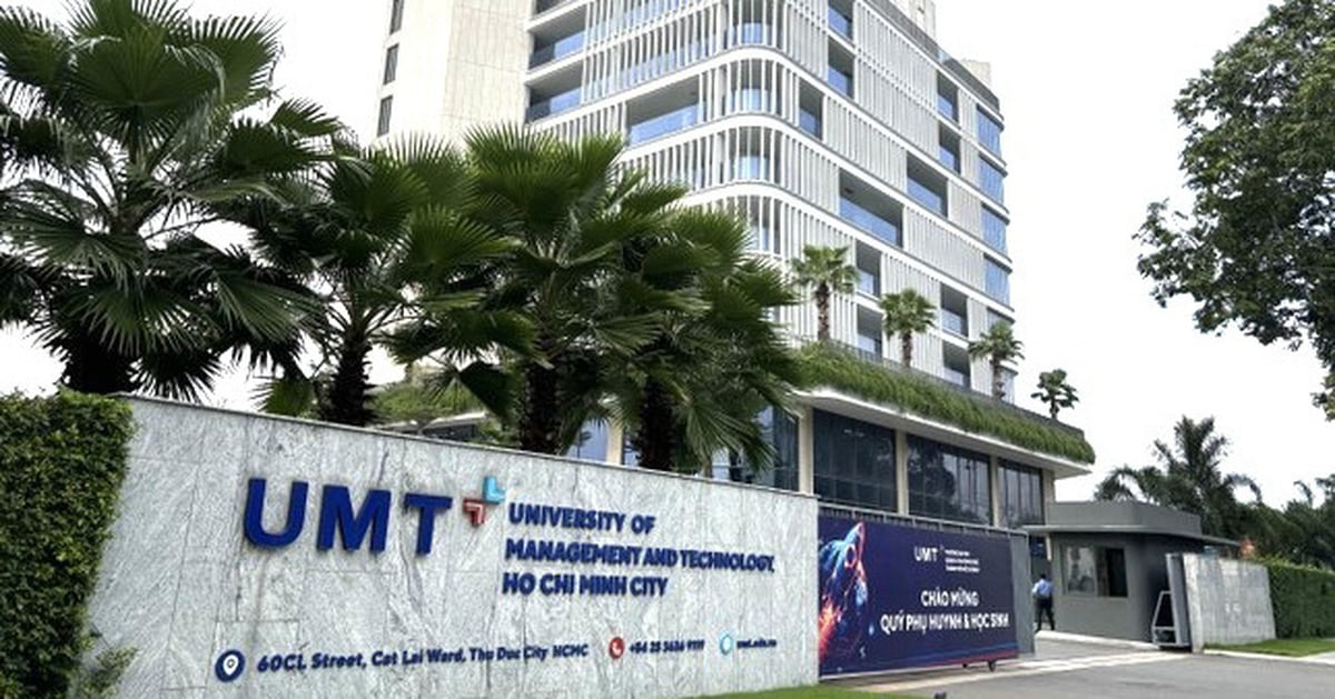 Dr. Nguyen Tra Giang kündigt ihre Stelle an der Ho Chi Minh City University of Management and Technology.