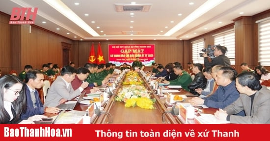 Provincial Military Command meets with press agencies in early spring of At Ty 2025