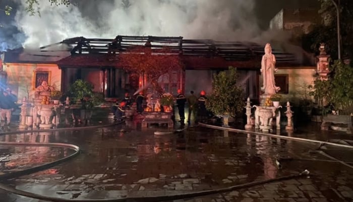 La pagoda Ve de 300 años de antigüedad en Bac Giang se incendió, ¿qué dijo el Departamento de Patrimonio Cultural?