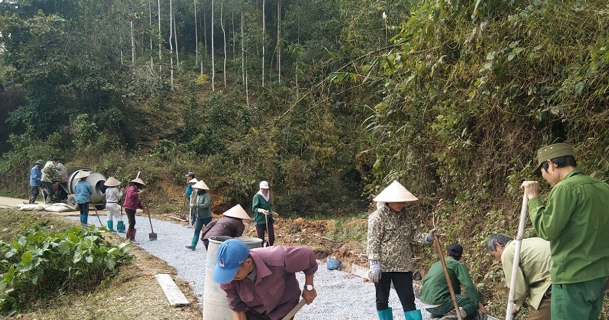 Đồng lòng, chung sức xây dựng nông thôn mới