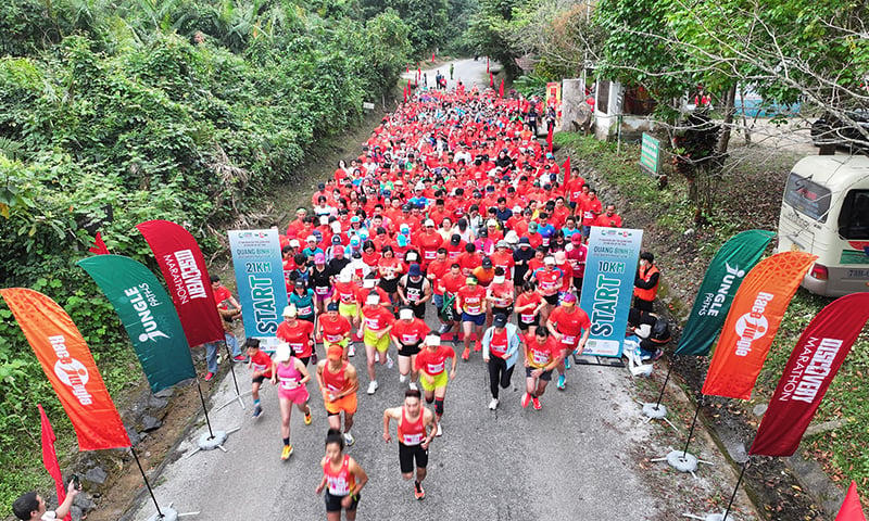 Giải Marathon khám phá Quảng Bình lần thứ V-2025 tổ chức vào ngày 8 và 9/3