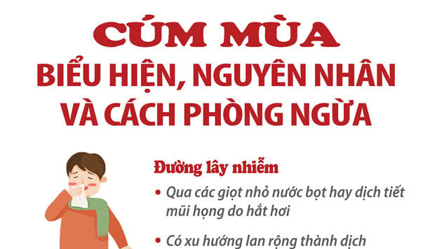 Cúm mùa: Biểu hiện, nguyên nhân và cách phòng ngừa