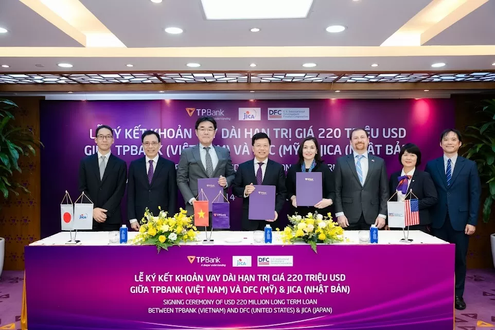 TPBank ได้รับเงินกู้ 220 ล้านเหรียญจาก DFC และ JICA