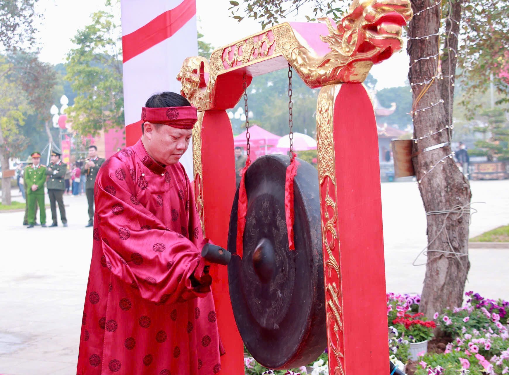 랑수옹 사원 축제