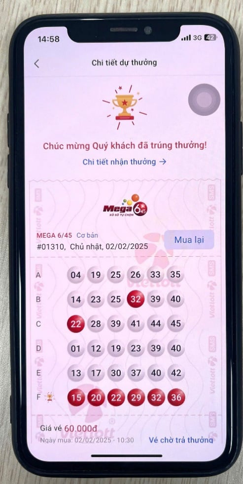 Từng trúng số 6 triệu đồng, nay người đàn ông ở TP.HCM trúng Vietlott hơn 152 tỉ - Ảnh 2.