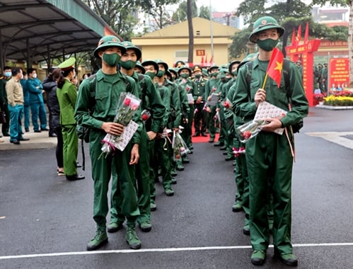 Thanh niên Vĩnh Phúc phấn khởi trước ngày hội tòng quân