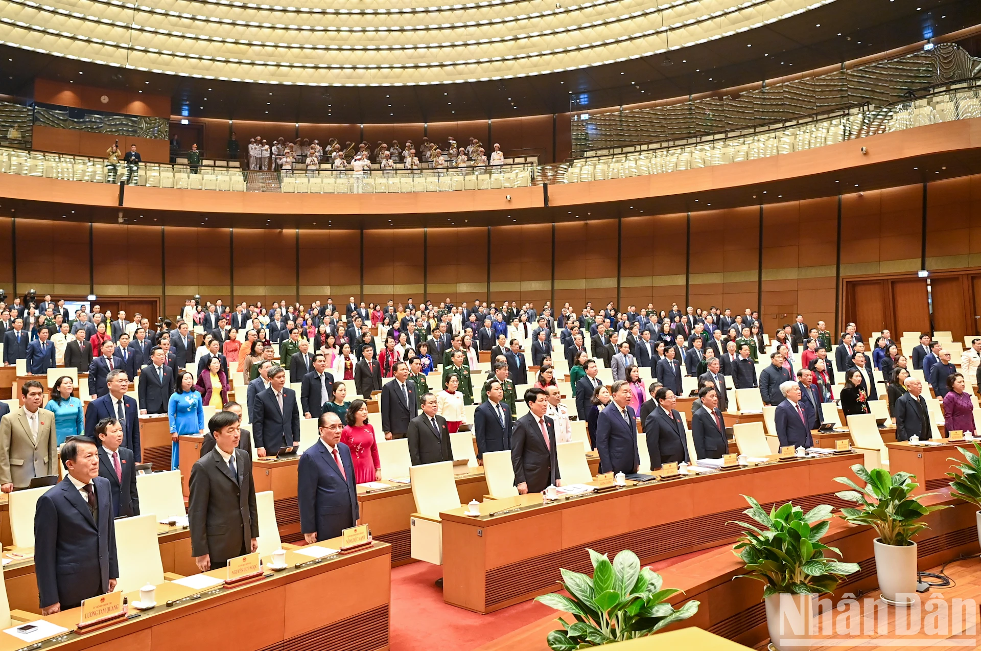 [Foto] Eröffnung der 9. außerordentlichen Sitzung, 15. Nationalversammlung Foto 1