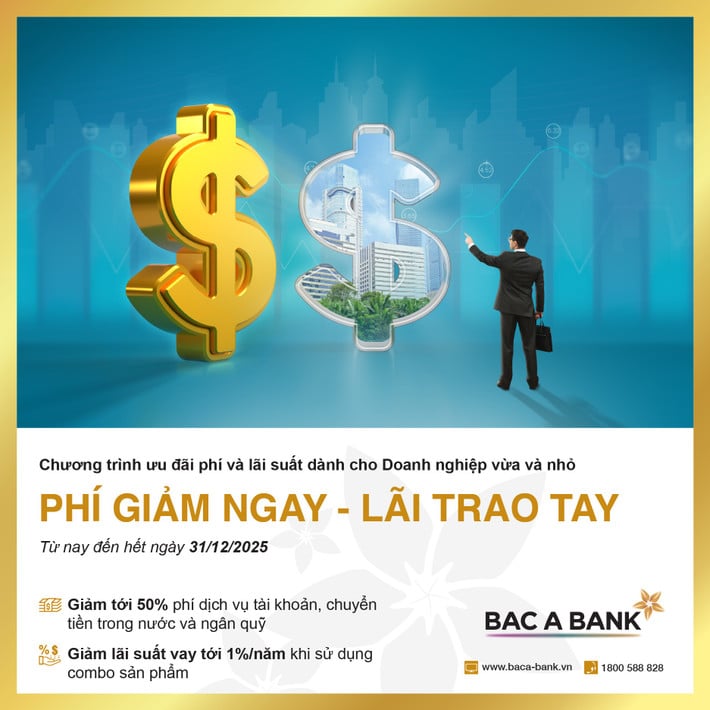 BAC A BANK launches a combo of incentives to reduce fees and loan interest for small and medium enterprises