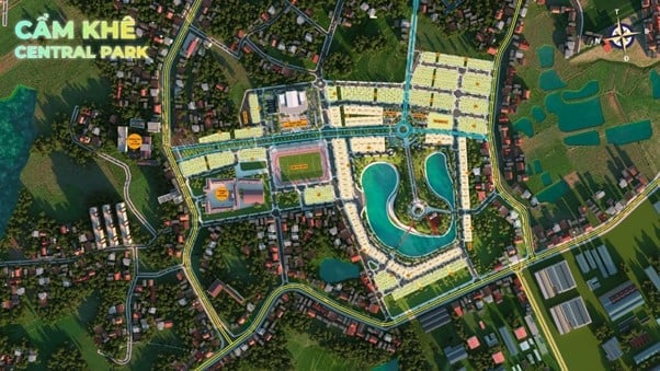 Cam Khe Central Park: Golden opportunity to own land with transparent legal status and synchronous infrastructure