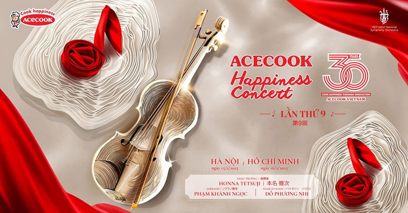 Acecook Happiness Concert - 9-year journey of spreading happiness through music