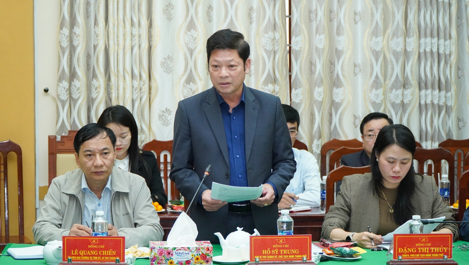 Nguyen Long Hai, secretario del Partido Provincial de Quang Tri: Investigación sobre la ampliación de los límites administrativos de la ciudad. Dong Ha sobre la base de garantizar el desarrollo sostenible