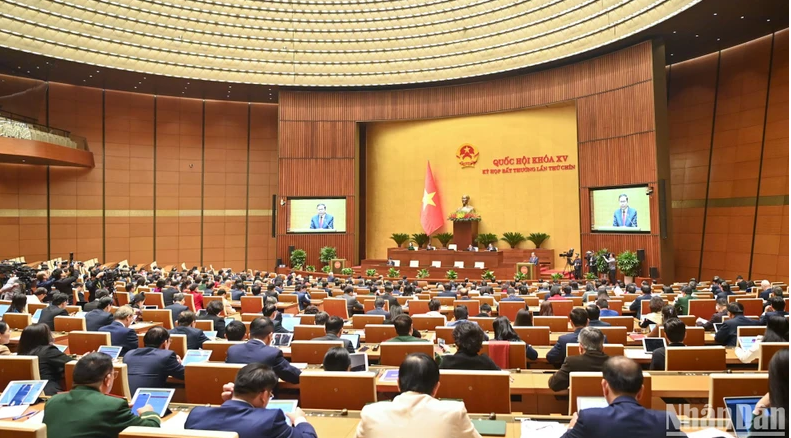 Solemn opening of the 9th extraordinary session of the 15th National Assembly