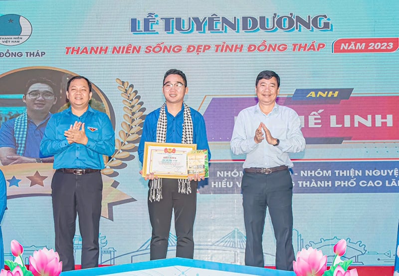 Anh Lê Chế Linh xung kích, tình nguyện vì cuộc sống cộng đồng