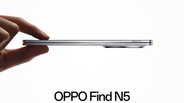 Oppo Find N5 will be the world's thinnest folding smartphone