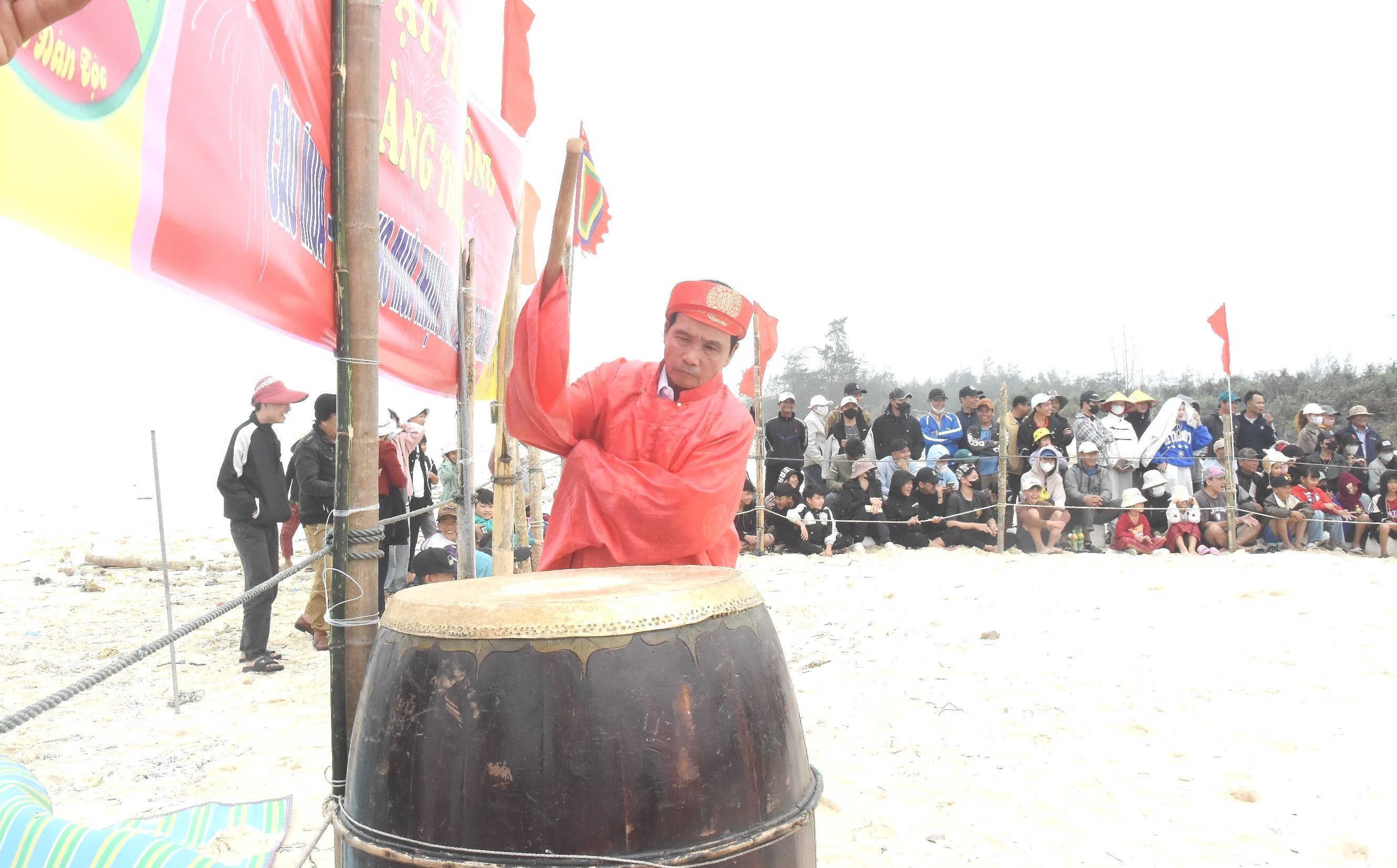 Festival de lutte traditionnelle des villages de Trung An et Tham Khe