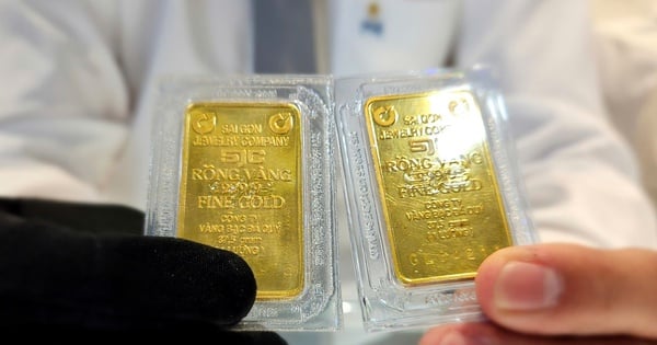 SJC gold bar and gold ring prices “reverse” on the morning of February 13