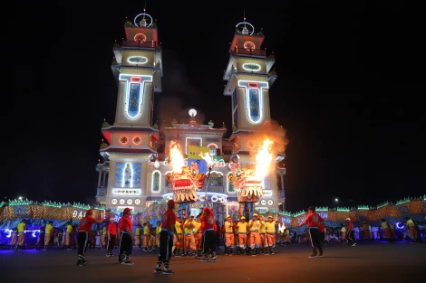 Ve a Tay Ninh para ver la danza del dragón del incienso.