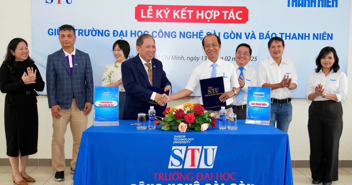 Die Technische Universität Saigon unterzeichnete eine Kooperationsvereinbarung mit der Zeitung Thanh Nien