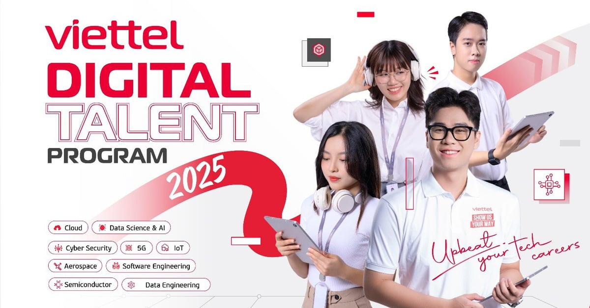 Viettel Digital Talent ซีซั่น 5 เชิญชวนนักเรียนขึ้น "รถไฟ" เพื่อสัมผัสประสบการณ์เทคโนโลยี