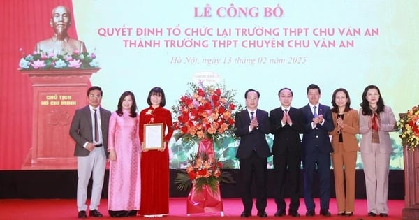 Hanoi announced the decision to establish Chu Van An High School for the Gifted