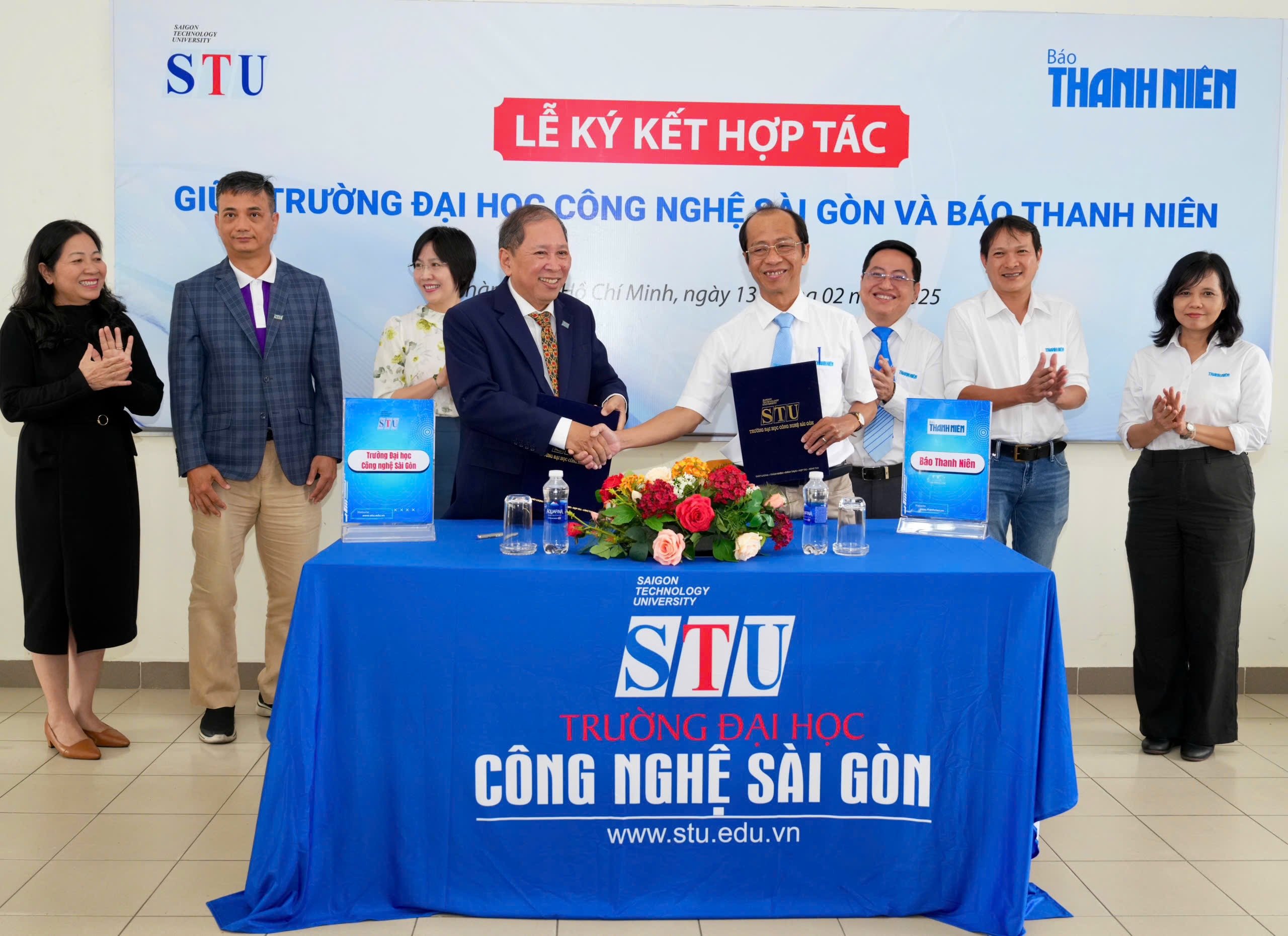 Trường ĐH Công nghệ Sài Gòn ký kết hợp tác với Báo Thanh Niên- Ảnh 1.