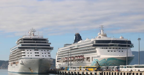 Dos cruceros traen casi 3.000 visitantes internacionales a Khanh Hoa