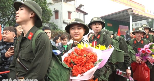 New recruits say goodbye to their loved ones and are excited to leave for military service