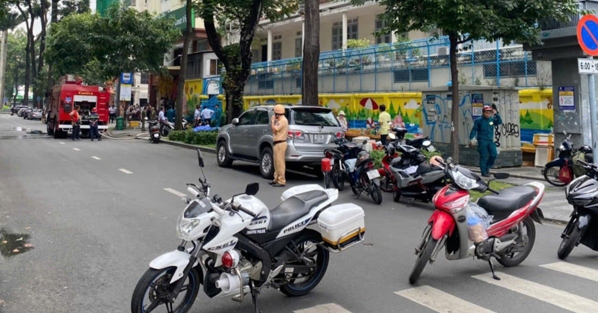 Fire breaks out in kindergarten in central HCMC, many students evacuated