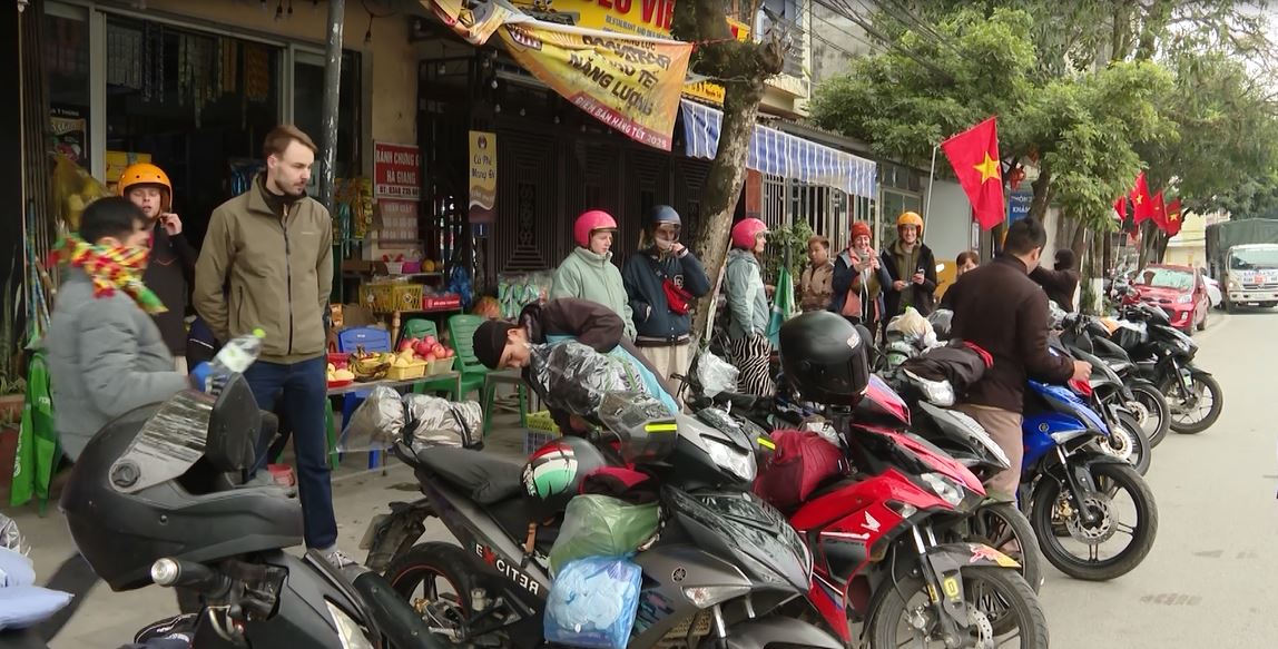 Motorbike rental and tourist guide services are bustling at the beginning of the year