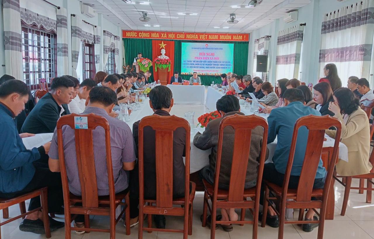 View of the review conference on the afternoon of February 5. Photo: M.T