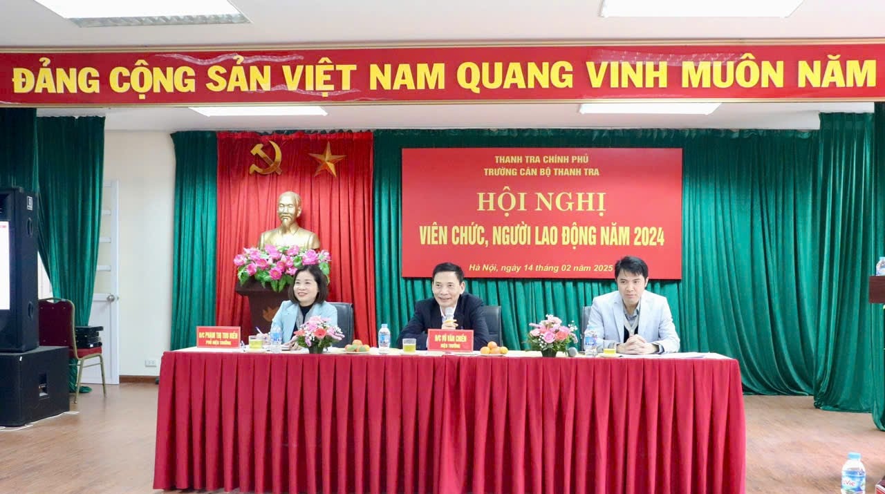 Hội nghị viên chức, người lao động Trường Cán bộ Thanh tra năm 2024