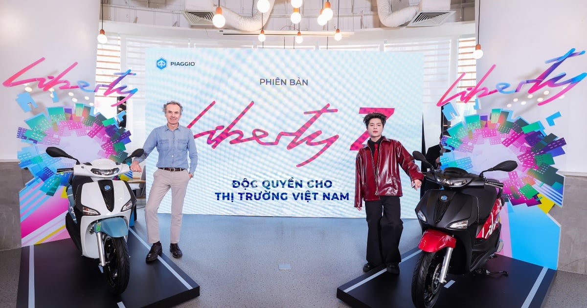 Piaggio launches Liberty 2025 and Liberty Z version exclusively for Vietnam