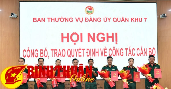 Colonel Tran Huu Nhan was appointed Commander of the Binh Thuan Provincial Military Command.