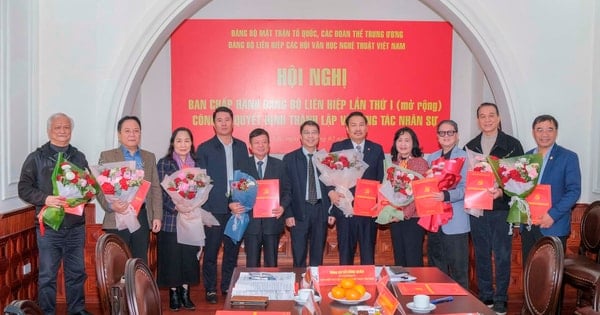 The first Conference of the Executive Committee of the Party Committee of the Vietnam Union of Literature and Arts Associations