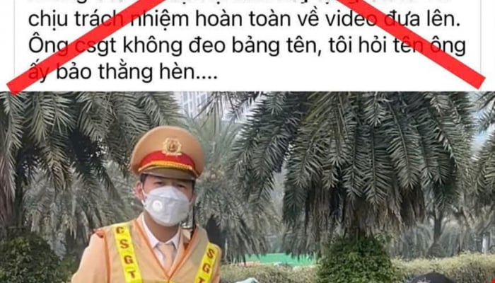 Thông tin “có thể tự ý điều chỉnh tín hiệu giao thông' là tin giả