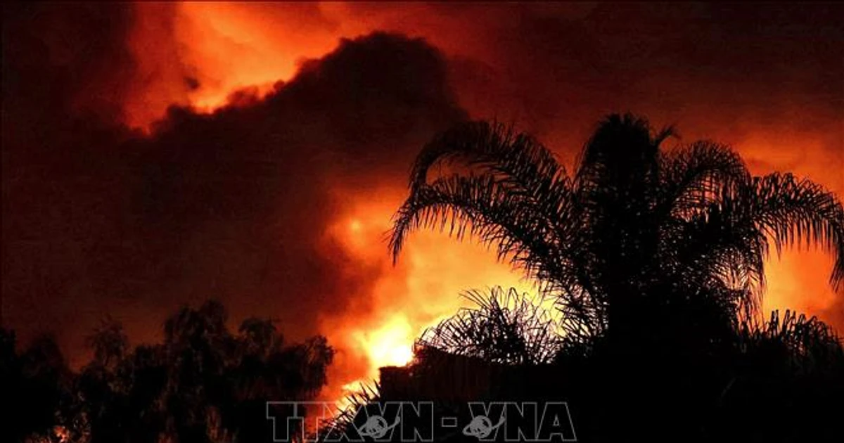 Forest fires rage in northern Thailand