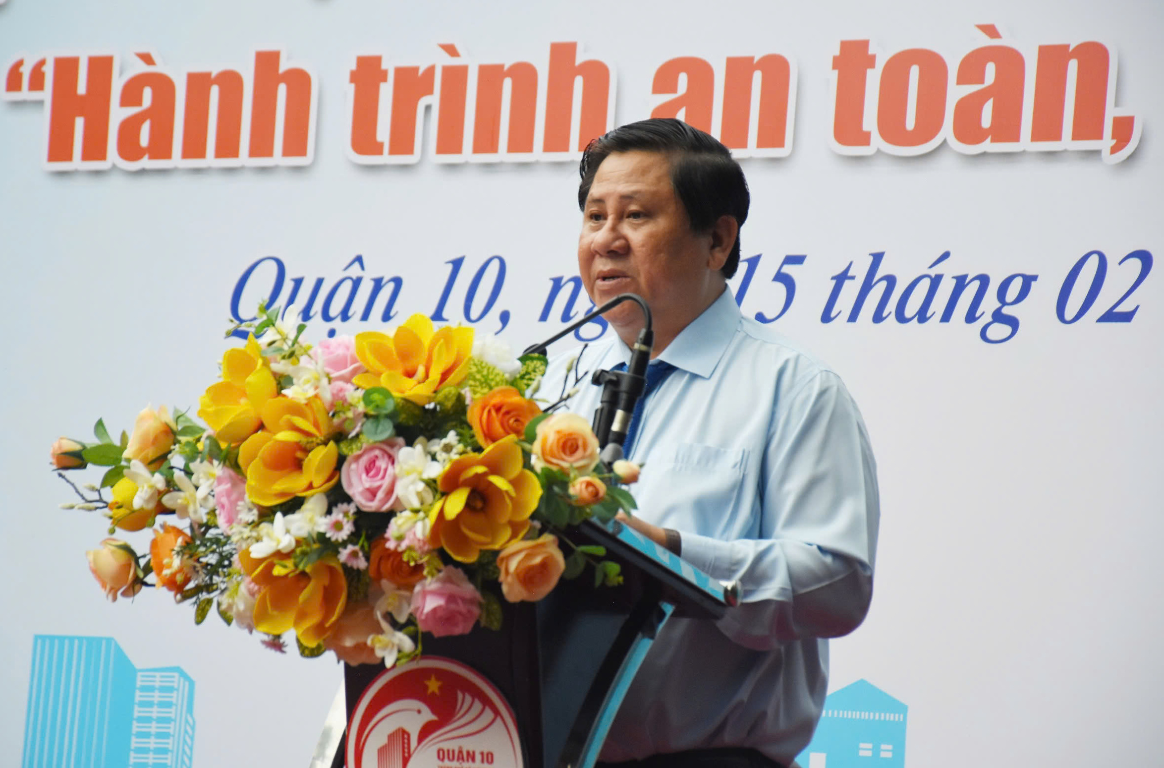 Quận 10 - TP HCM ra quân thực hiện Năm An toàn giao thông 2025- Ảnh 3.