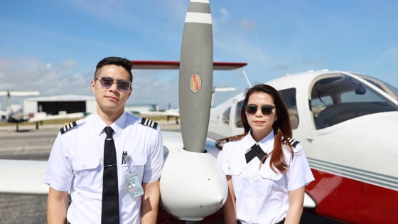 El fatídico encuentro de una pareja de pilotos vietnamitas