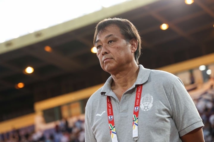 Coach Koji Gyotoku will lead the Cambodian national team to play a friendly match with the Vietnamese national team.