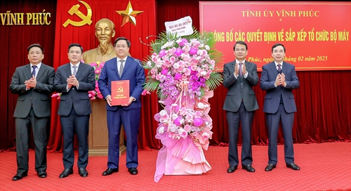 Vinh Phuc rationalisiert den Organisationsapparat entschlossen gemäß den Vorgaben der Zentralregierung.