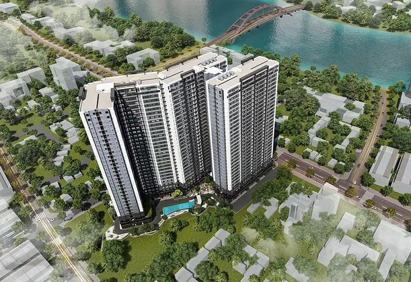 Phối cảnh tổng thể dự án Fresia Riverside.