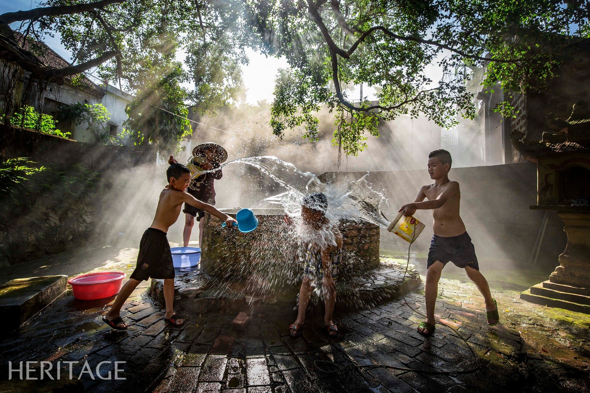 Village wells in Vietnamese memory